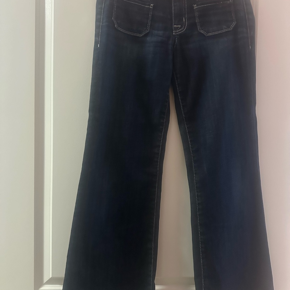 Hudson Jeans Dark Blue Flare Women's Jeans - Picture 2 of 4